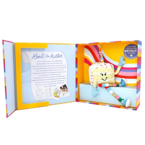 Meet Birthday: A Story of How Birthdays Come to Be (Book & Plush) NIB - Picture 3 of 6